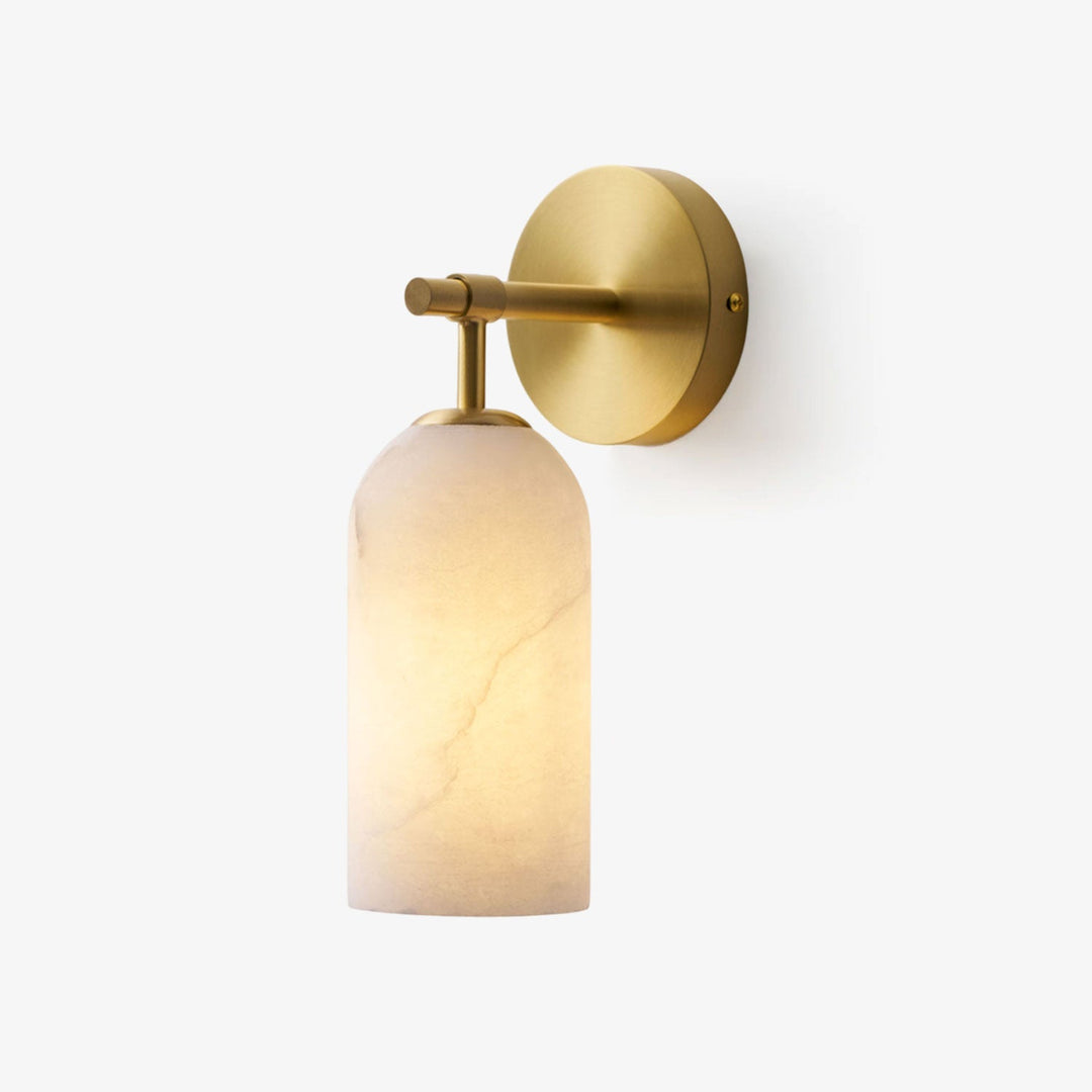Pillar Alabaster Wall Sconce
