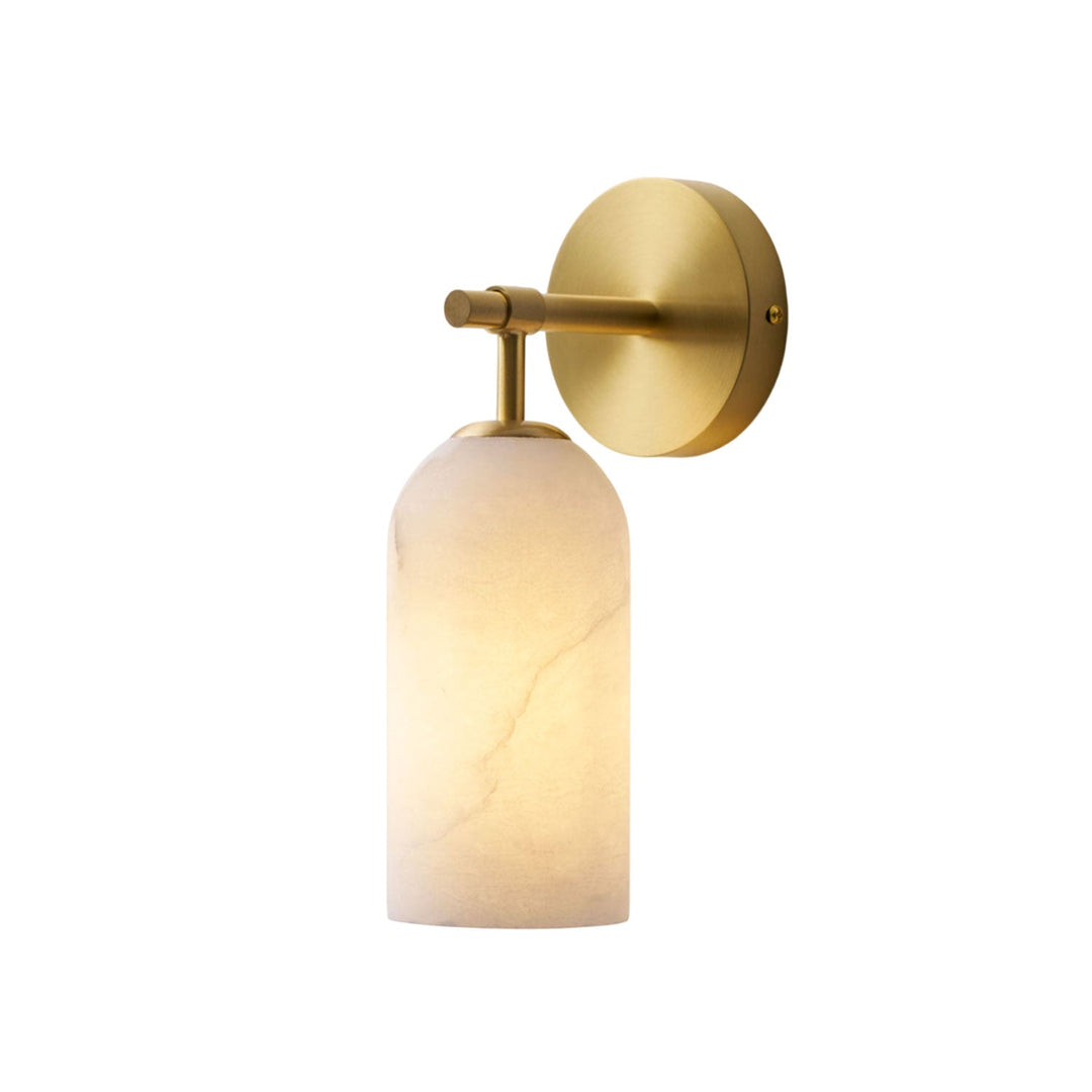Pillar Alabaster Wall Sconce