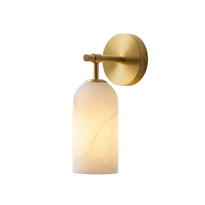 Pillar Alabaster Wall Sconce