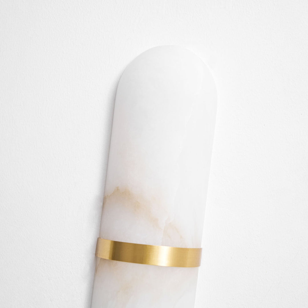 Alabaster Pill Wall Light