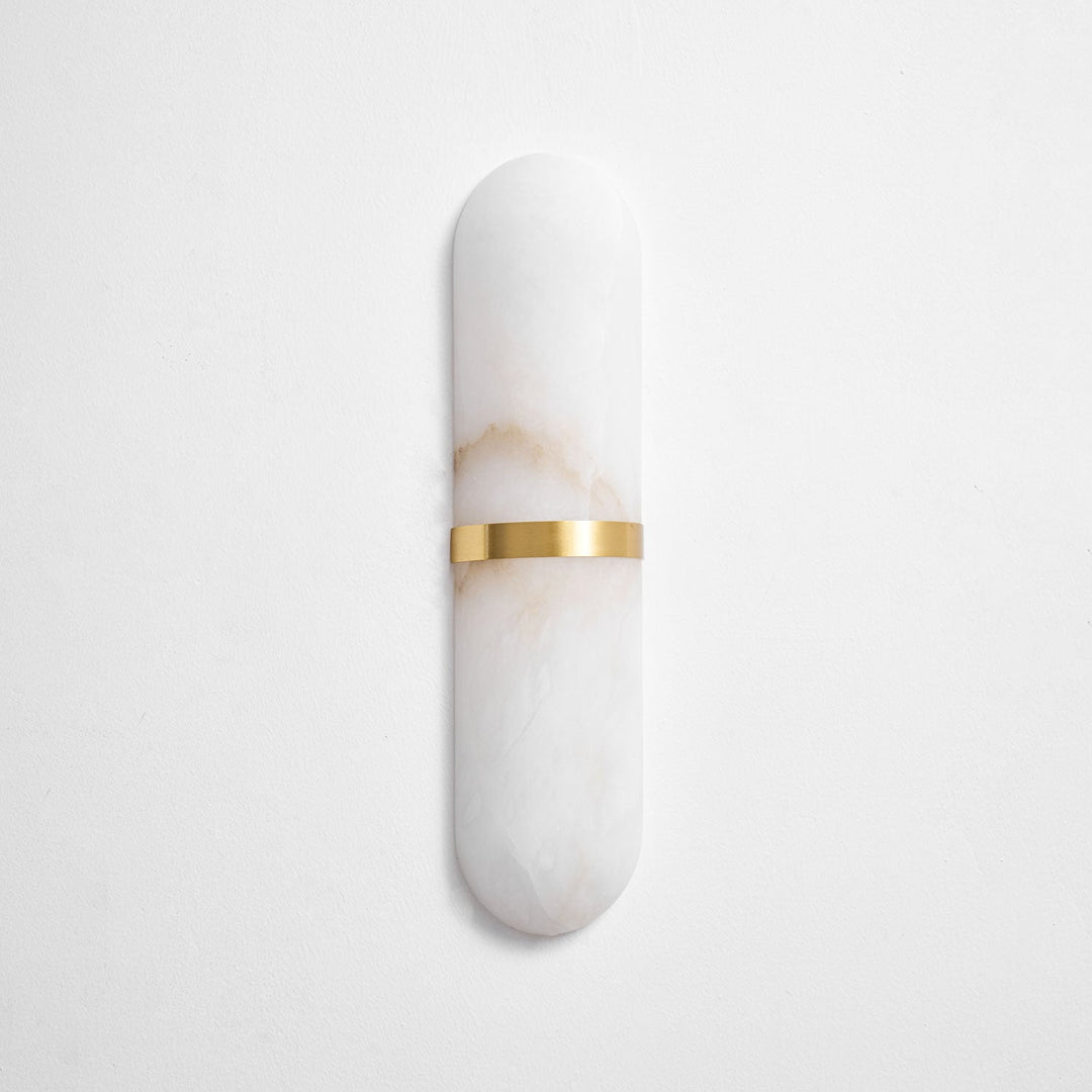Alabaster Pill Wall Light