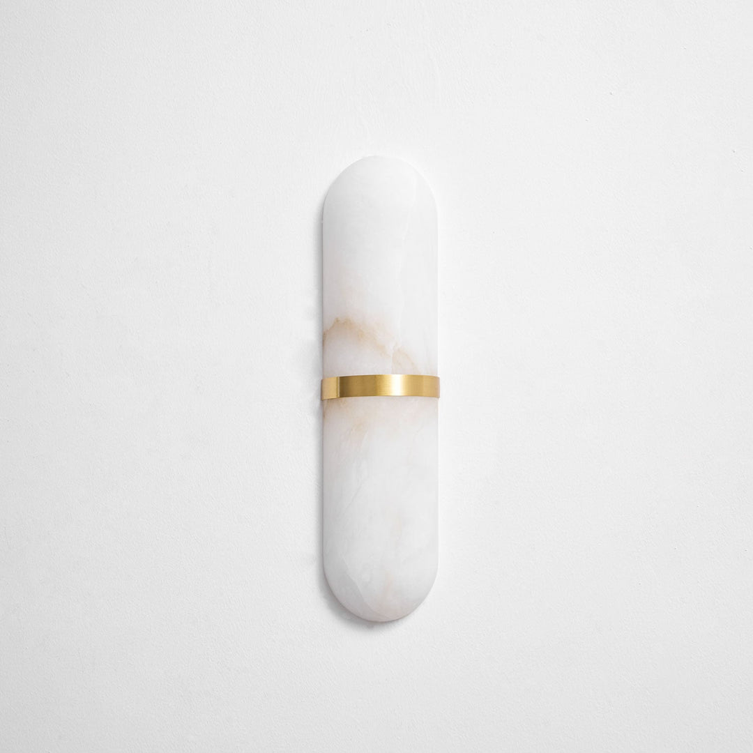 Alabaster Pill Wall Light