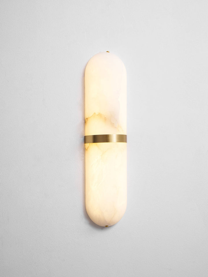 Alabaster Pill Wall Light