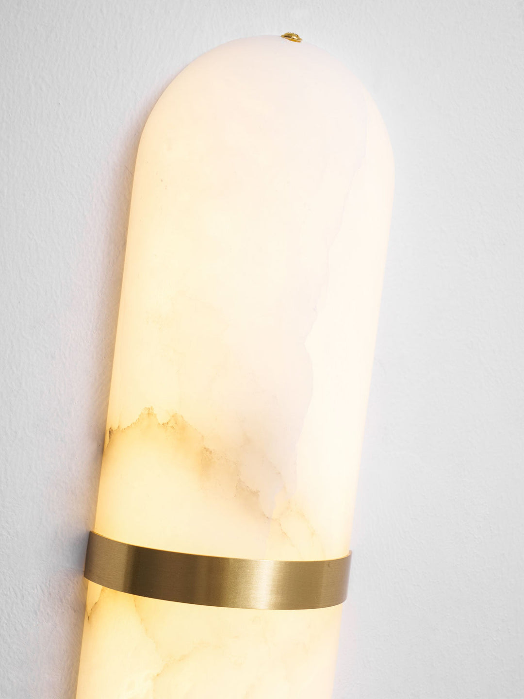 Alabaster Pill Wall Light