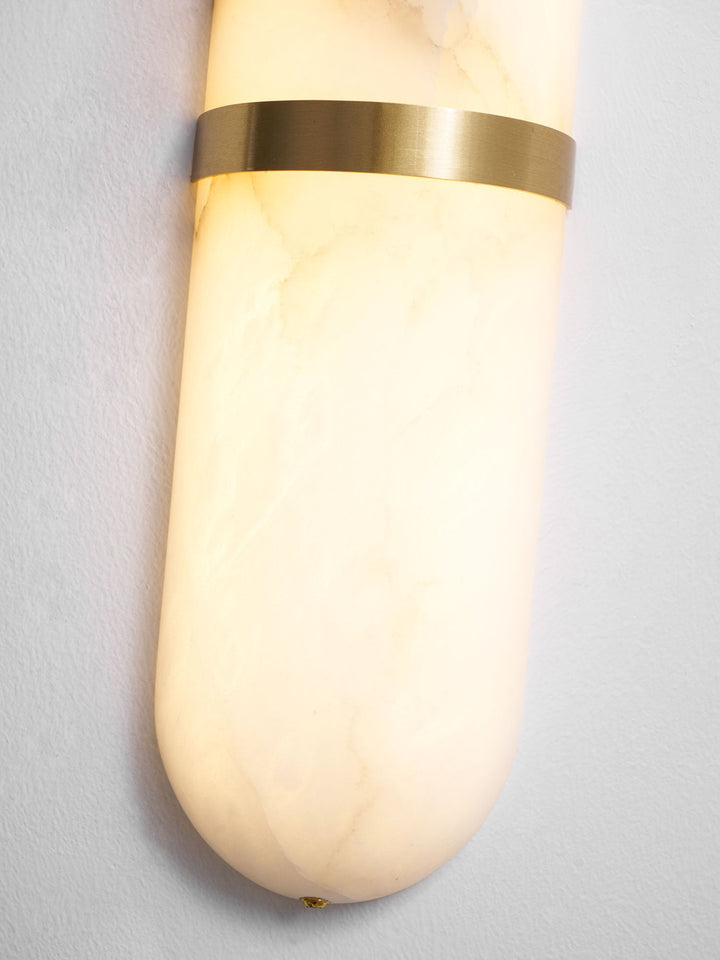 Alabaster Pill Wall Light