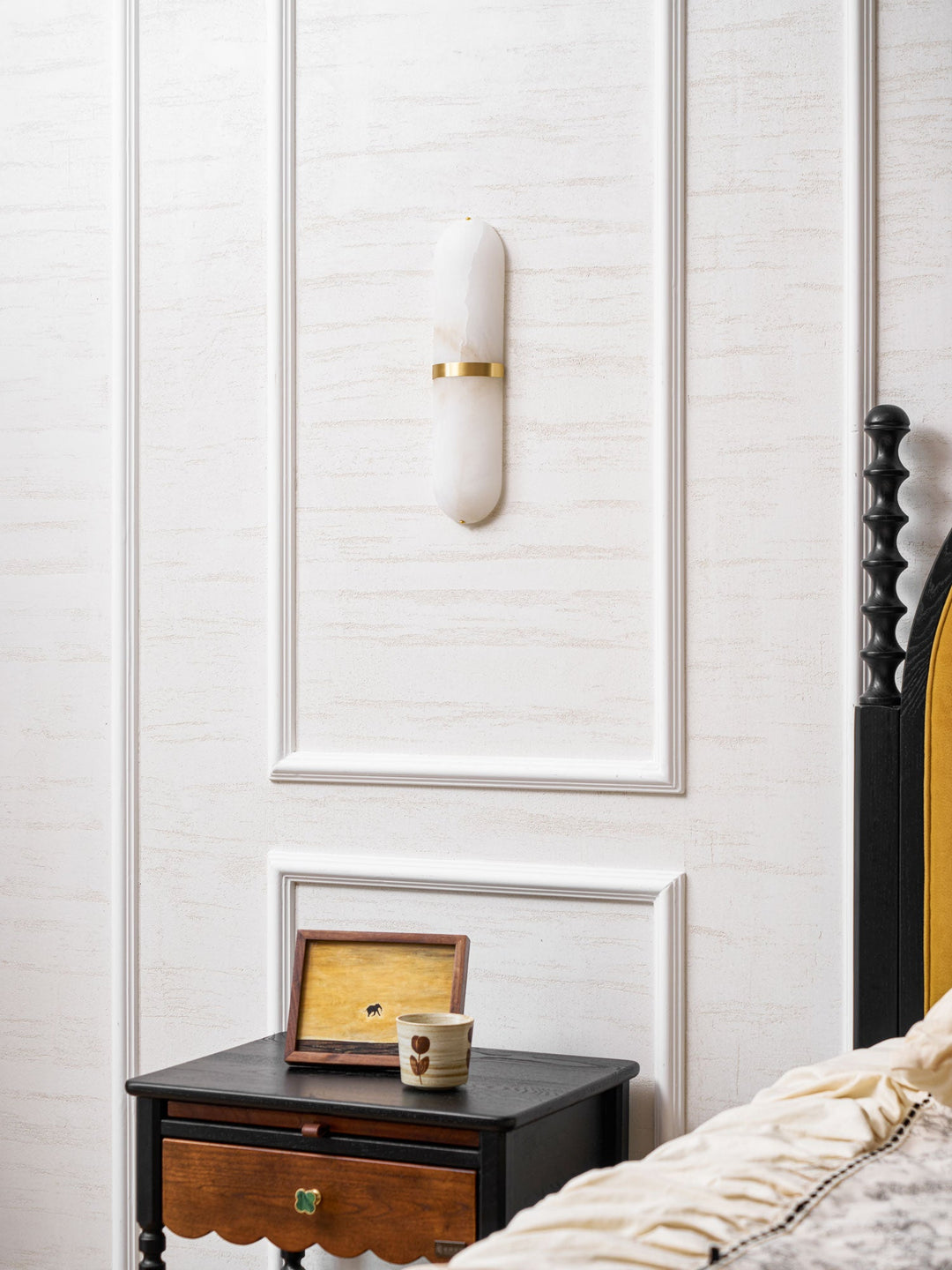 Alabaster Pill Wall Light