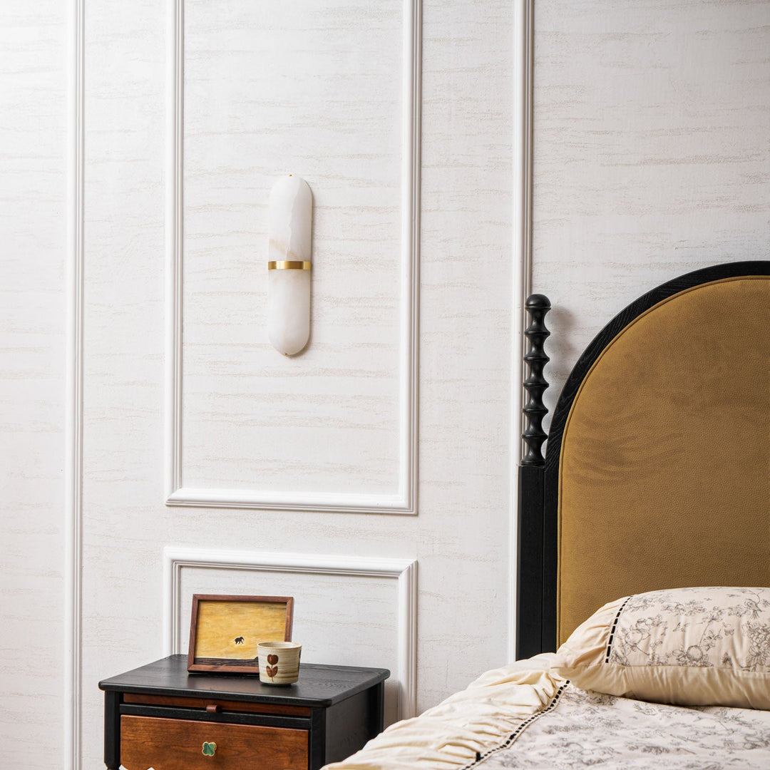 Alabaster Pill Wall Light