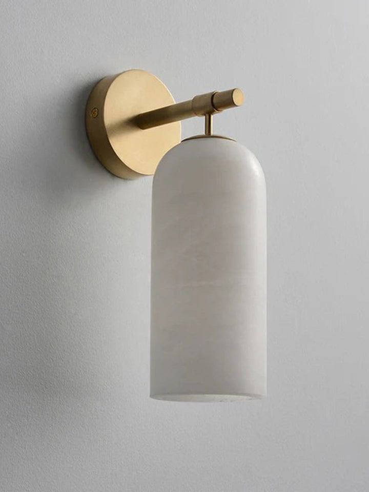 Pillar Alabaster Wall Sconce