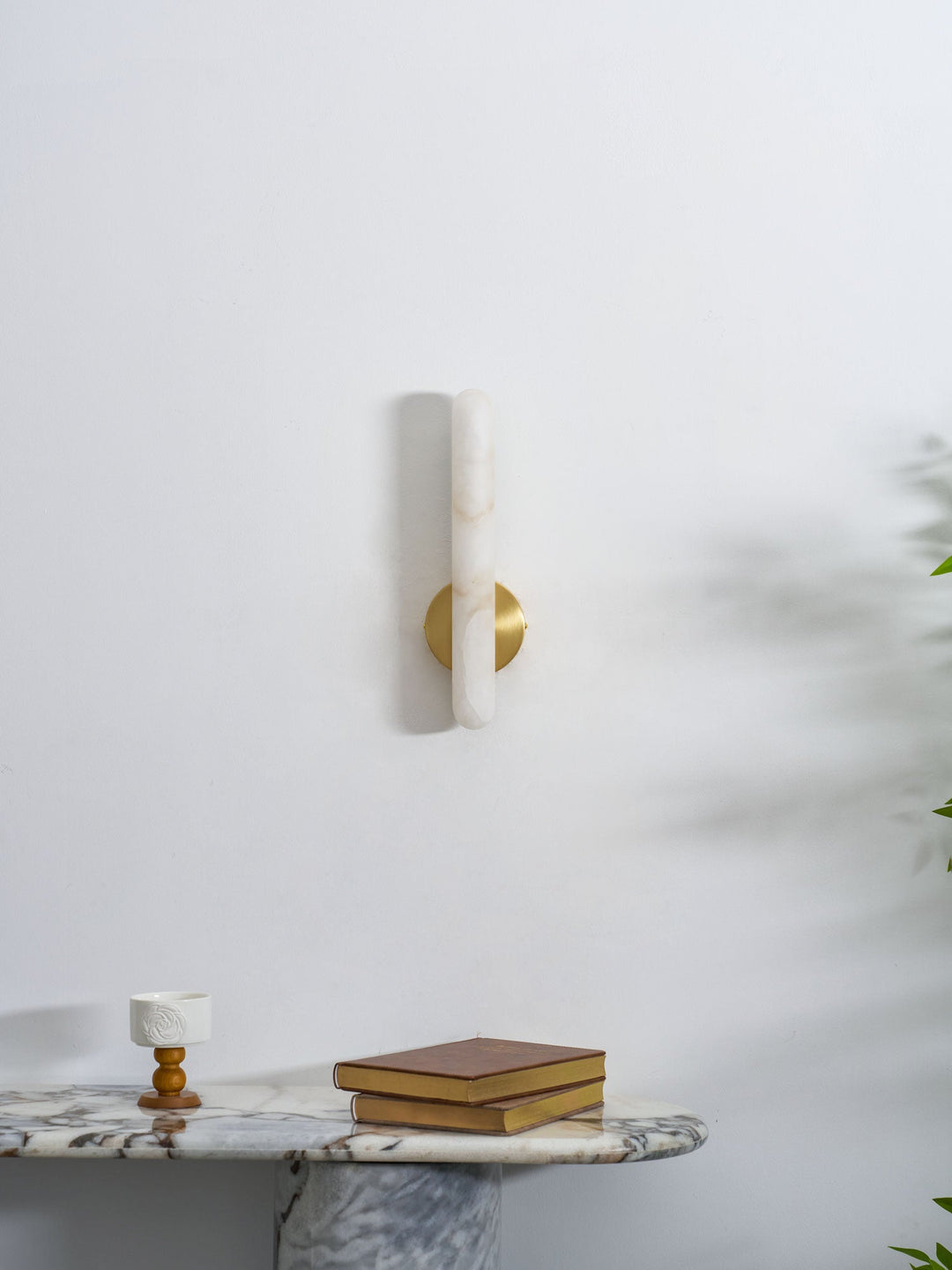 Alabaster Rod Sconce