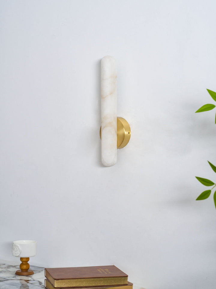 Alabaster Rod Sconce
