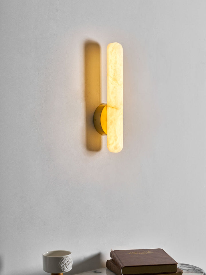 Alabaster Rod Sconce