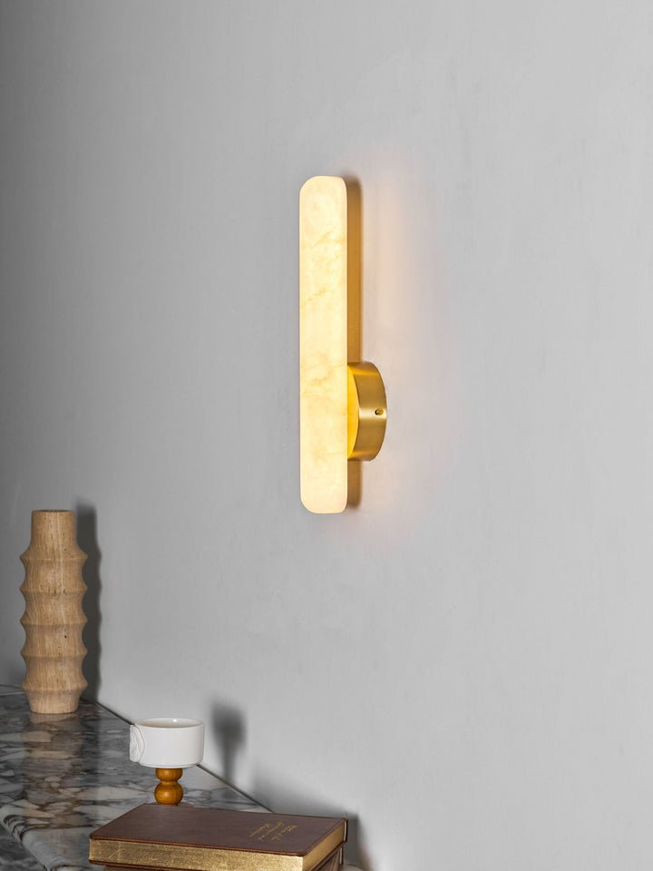 Alabaster Rod Sconce