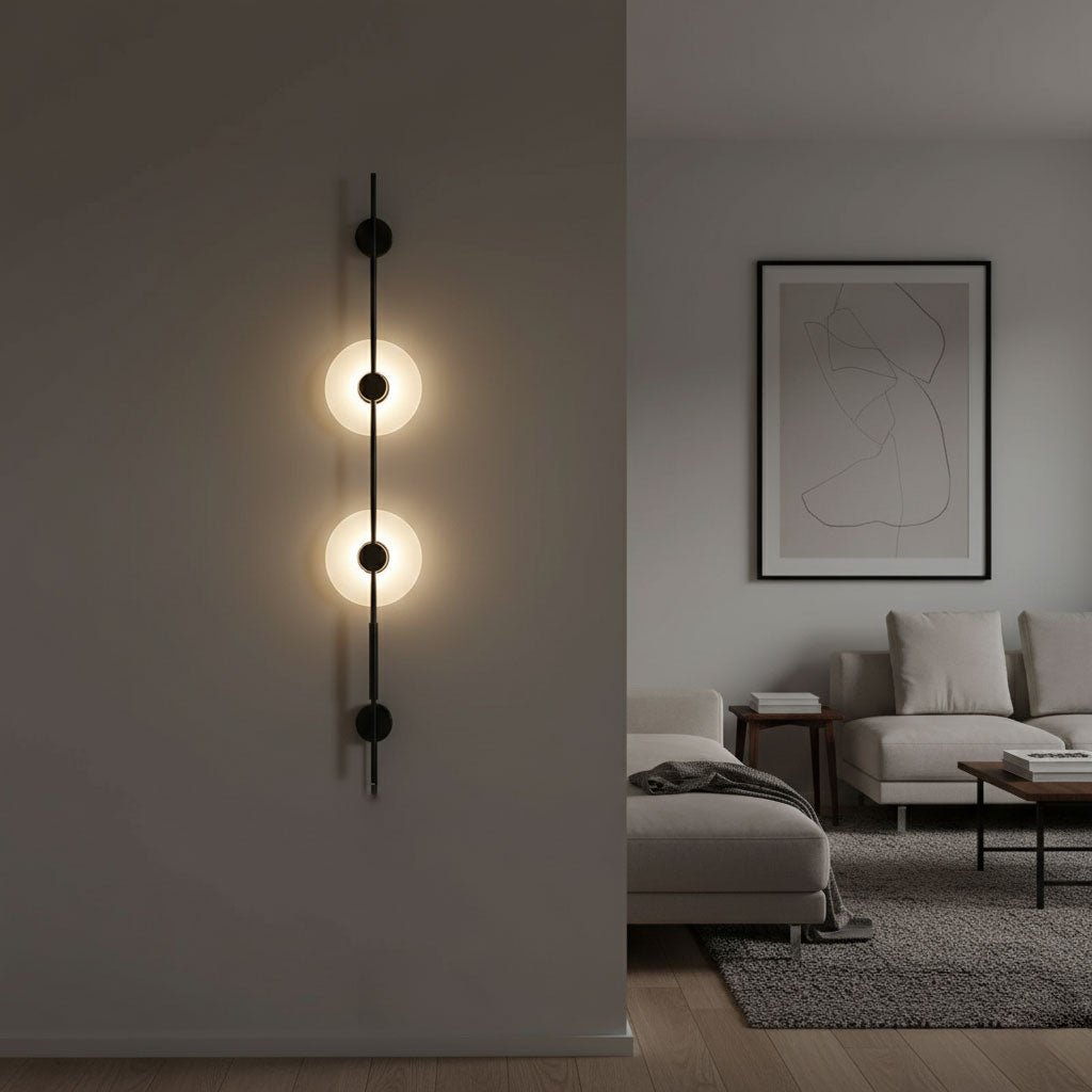 Alabaster Vertical Wall Sconce
