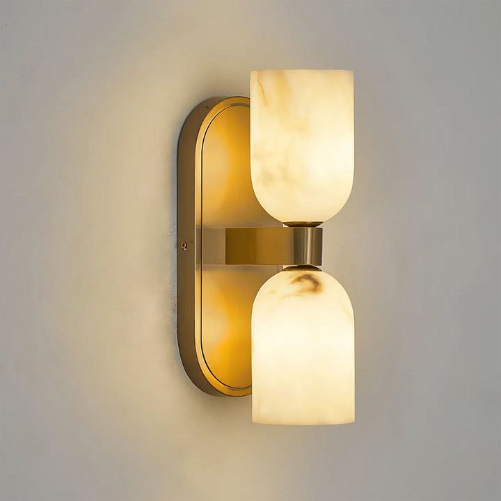 Alabaster Up-Down Wall Sconce