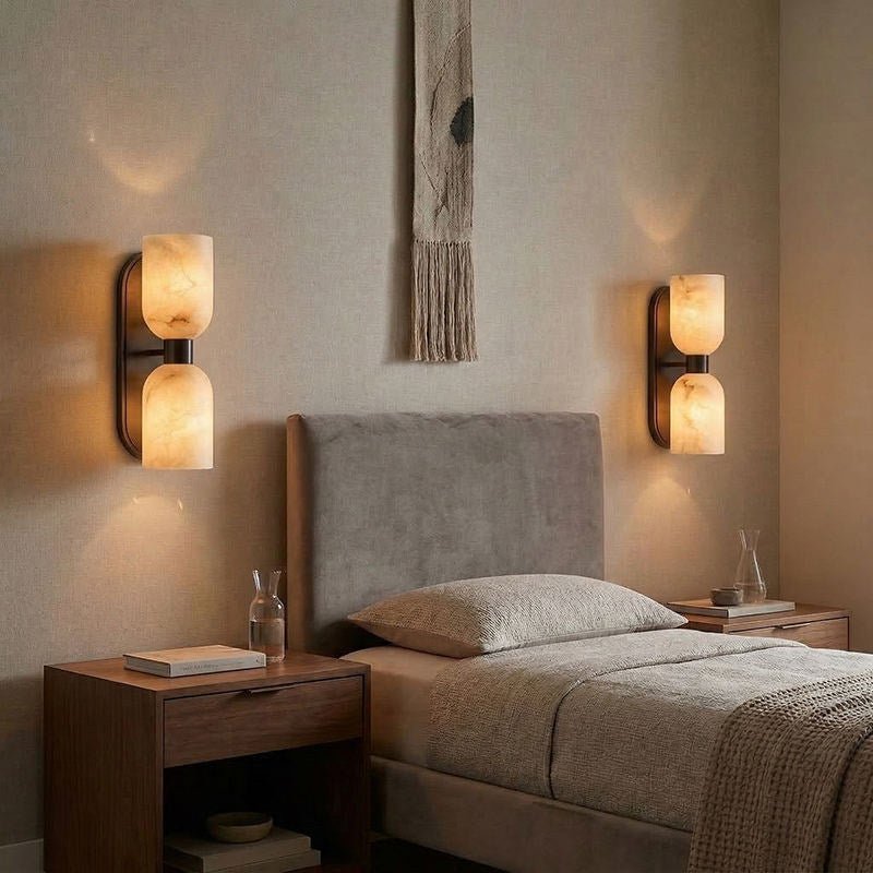 Alabaster Up-Down Wall Sconce