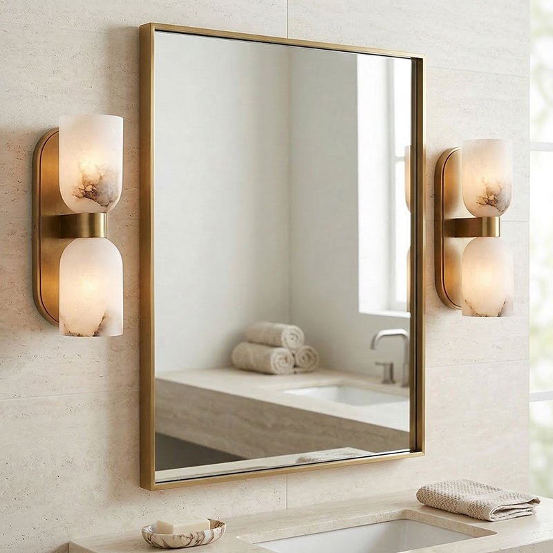 Alabaster Up-Down Wall Sconce