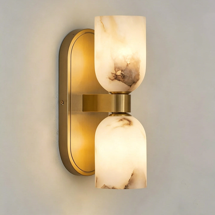 Alabaster Up-Down Wall Sconce