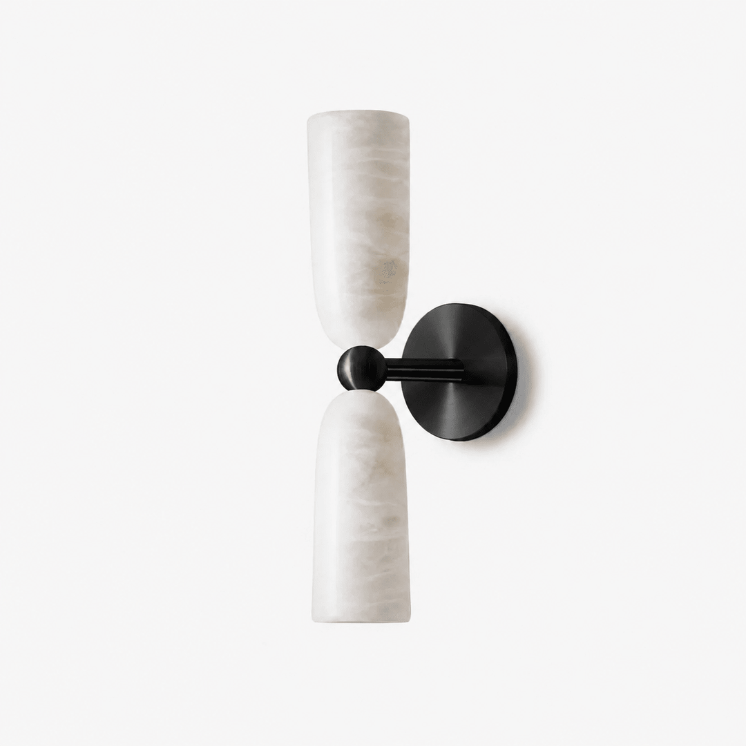 Alabaster Bell Wall Sconce