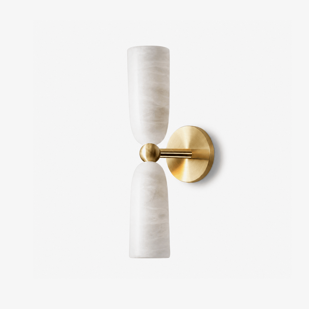 Alabaster Bell Wall Sconce