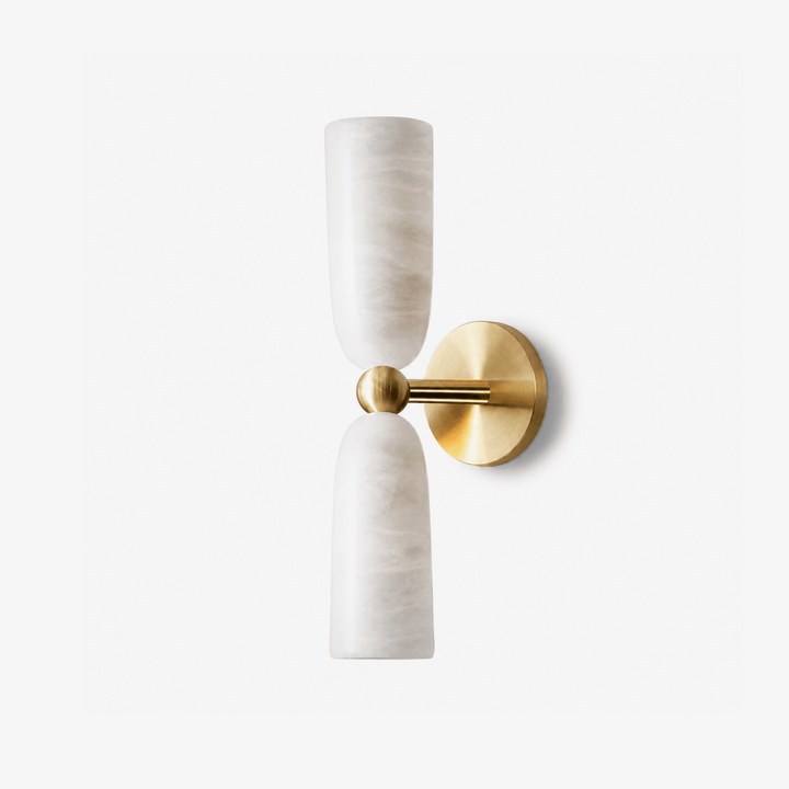 Alabaster Bell Wall Sconce