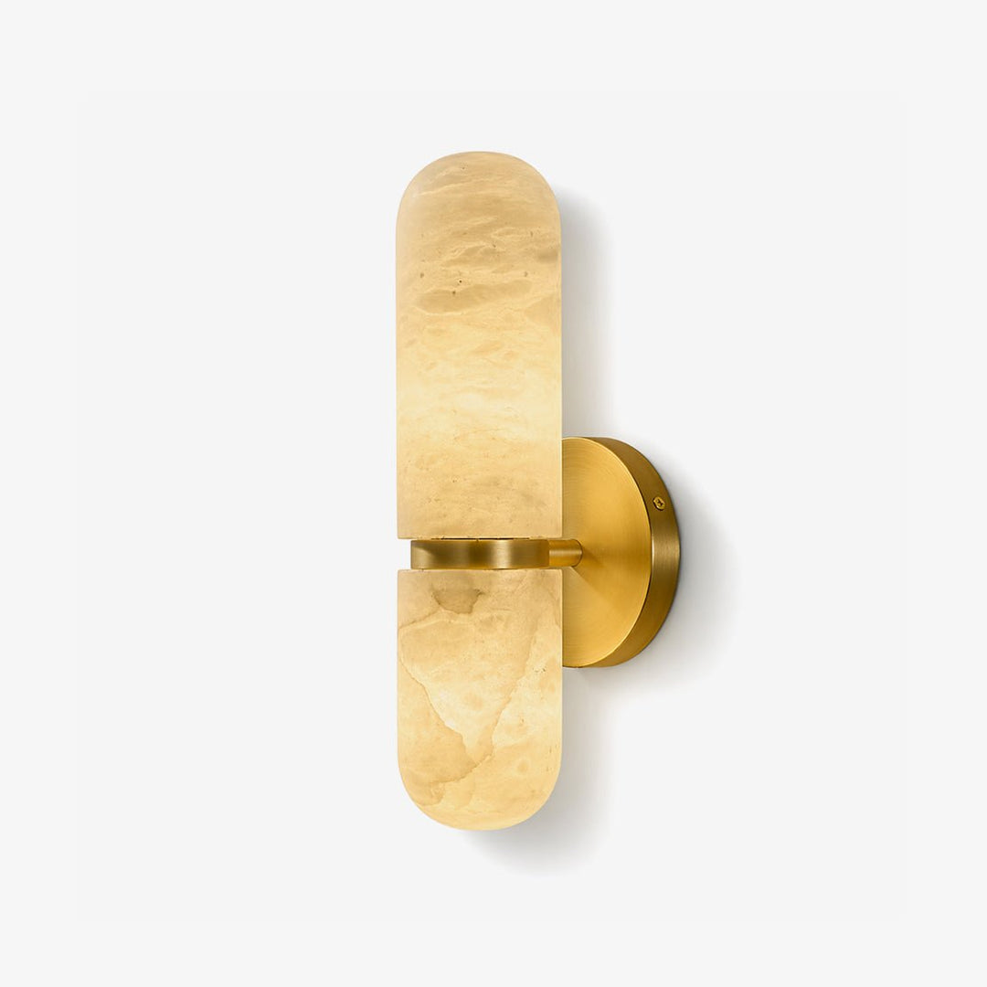 Alabaster Capsule Wall Sconce