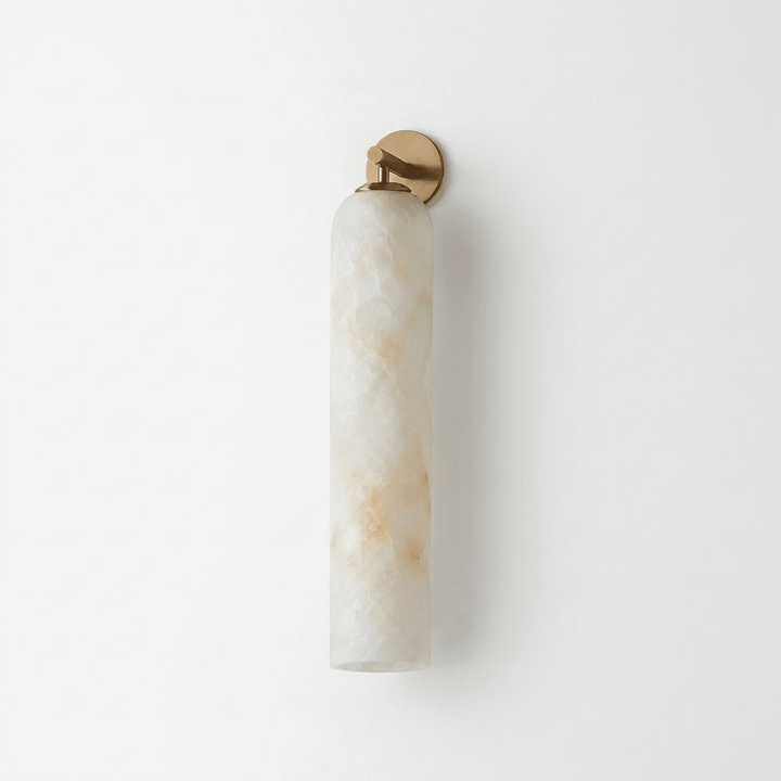 Tube Alabaster Wall Sconce