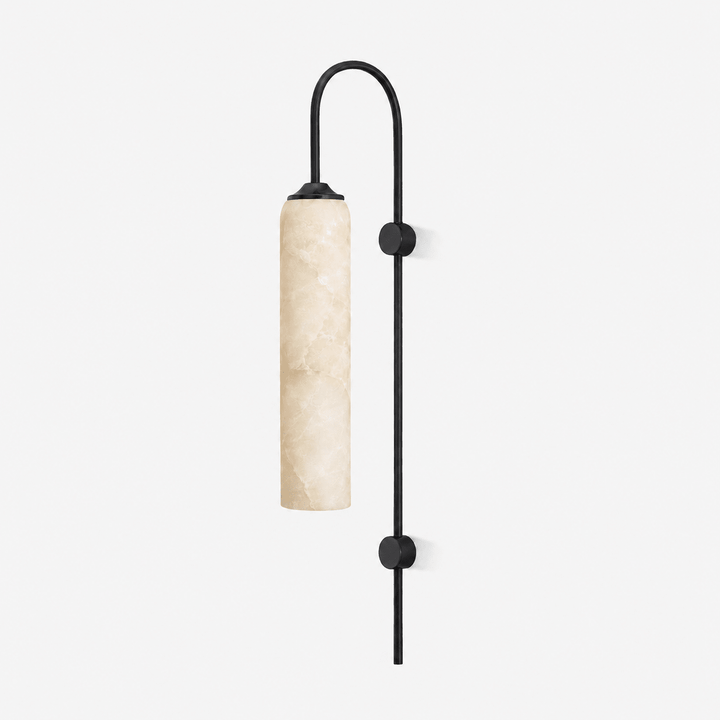 Alabaster Cylinder Wall Light