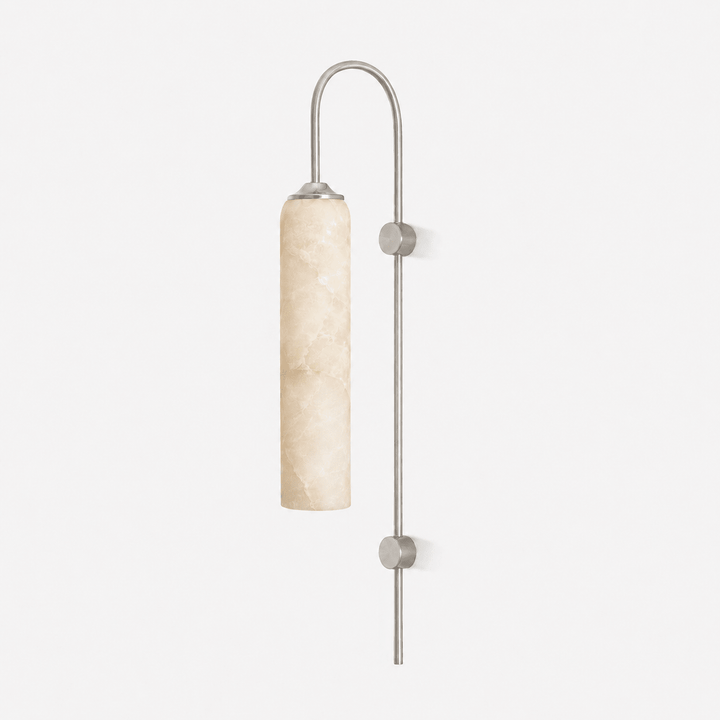 Alabaster Cylinder Wall Light