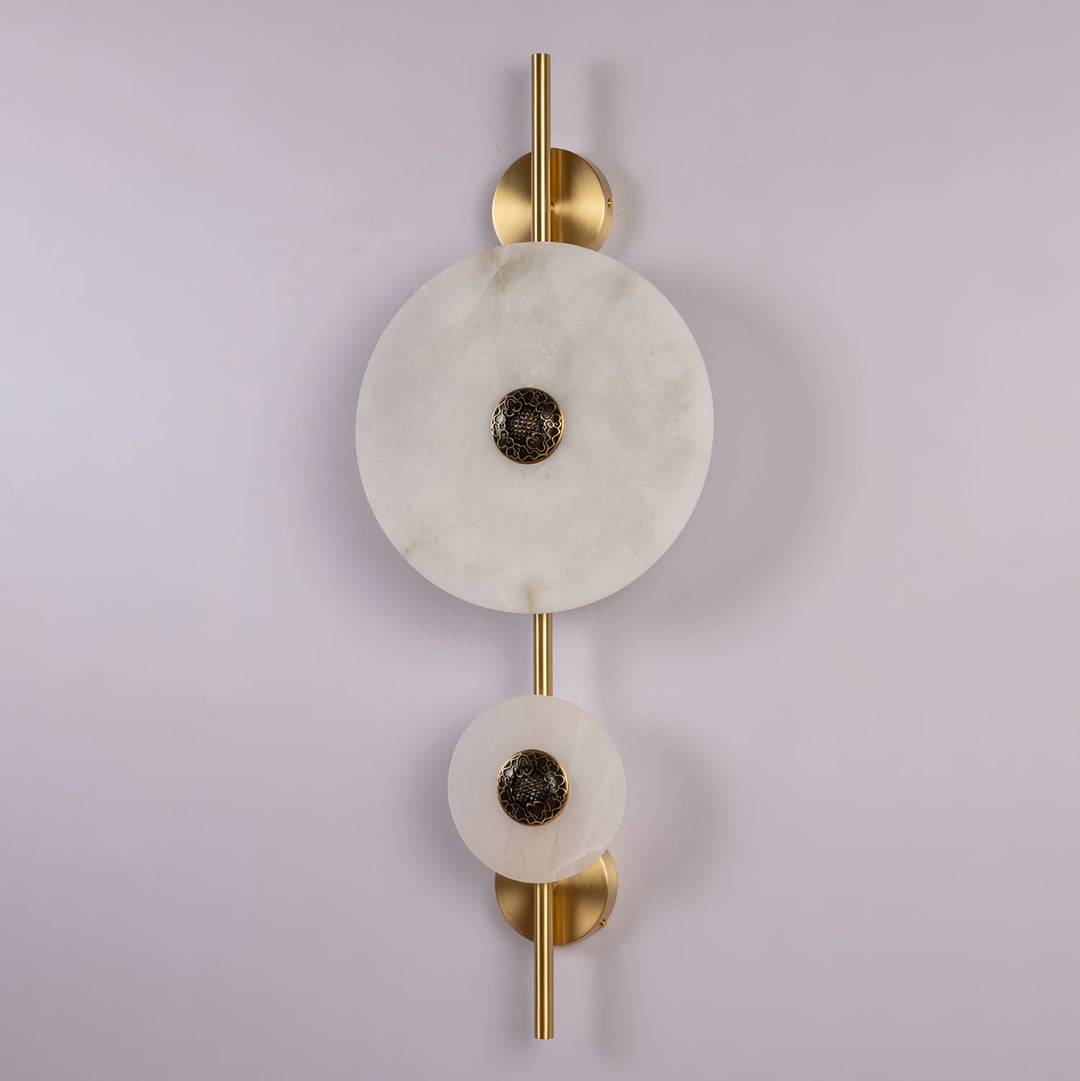 Alabaster Eclipse Wall Light
