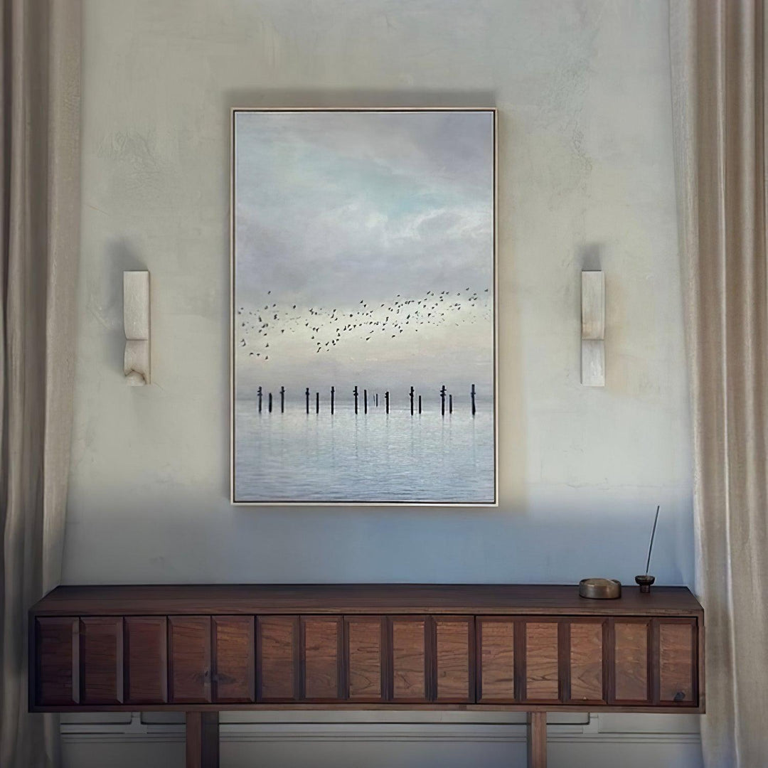 Alabaster Essence Plug-in Wall Sconce