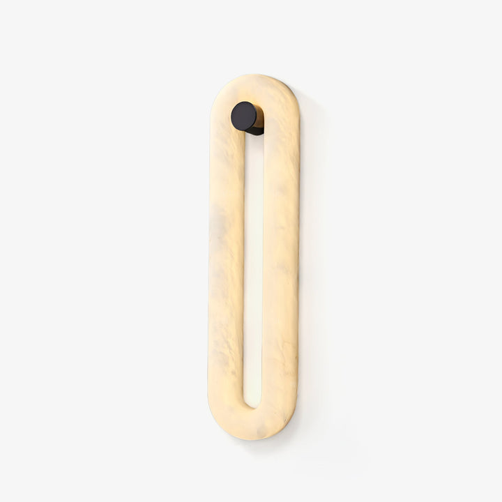 Alabaster Capsule Wall Light
