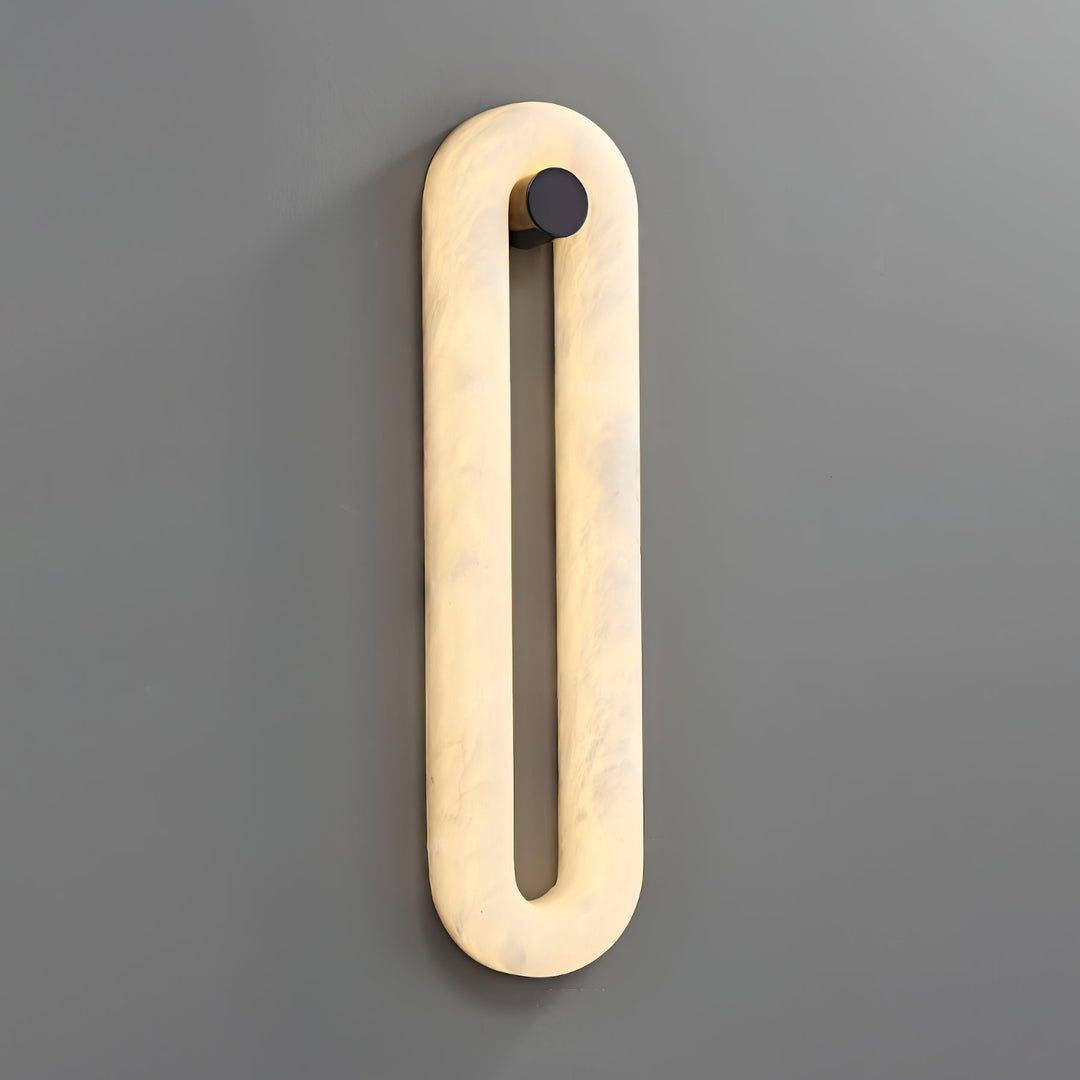 Alabaster Capsule Wall Light