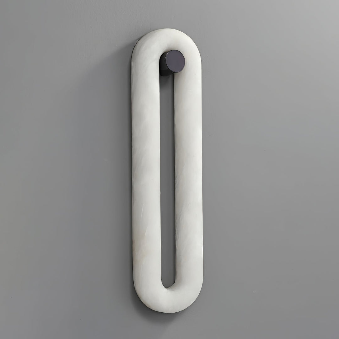 Alabaster Capsule Wall Light