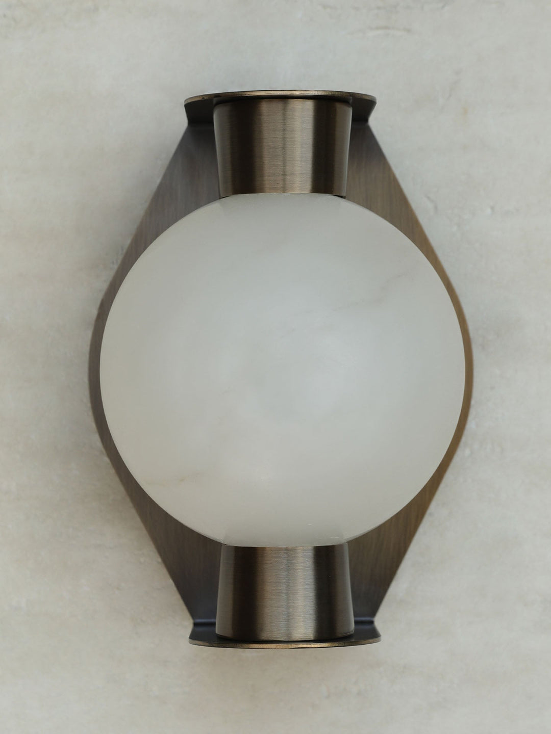 Alabaster Orb Alabaster Sconce