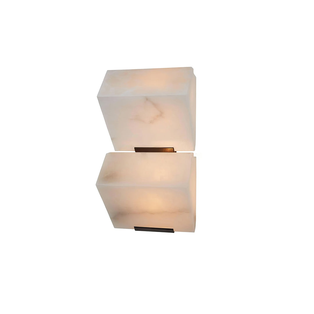 Alabaster Staircase Plug-in Wall Lamp