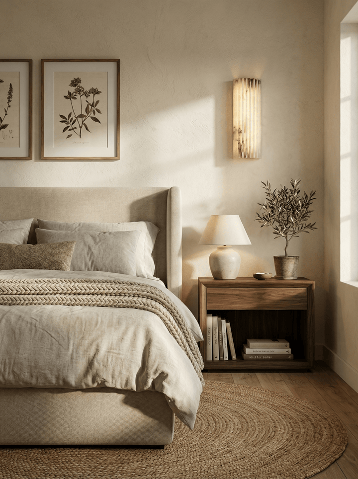 Alvia Alabaster Wall Light