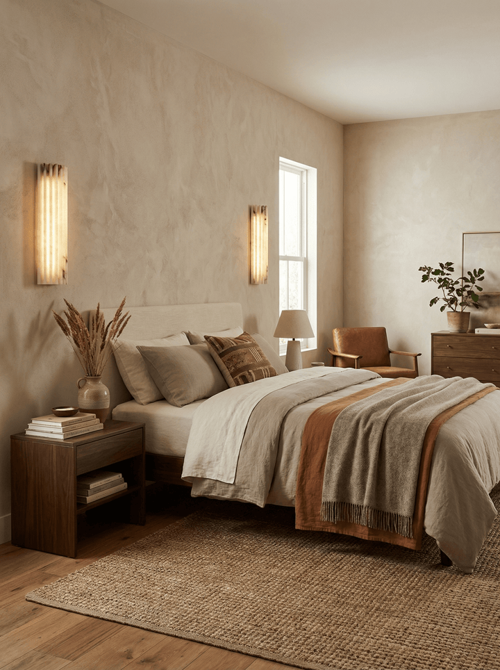 Alvia Alabaster Wall Light