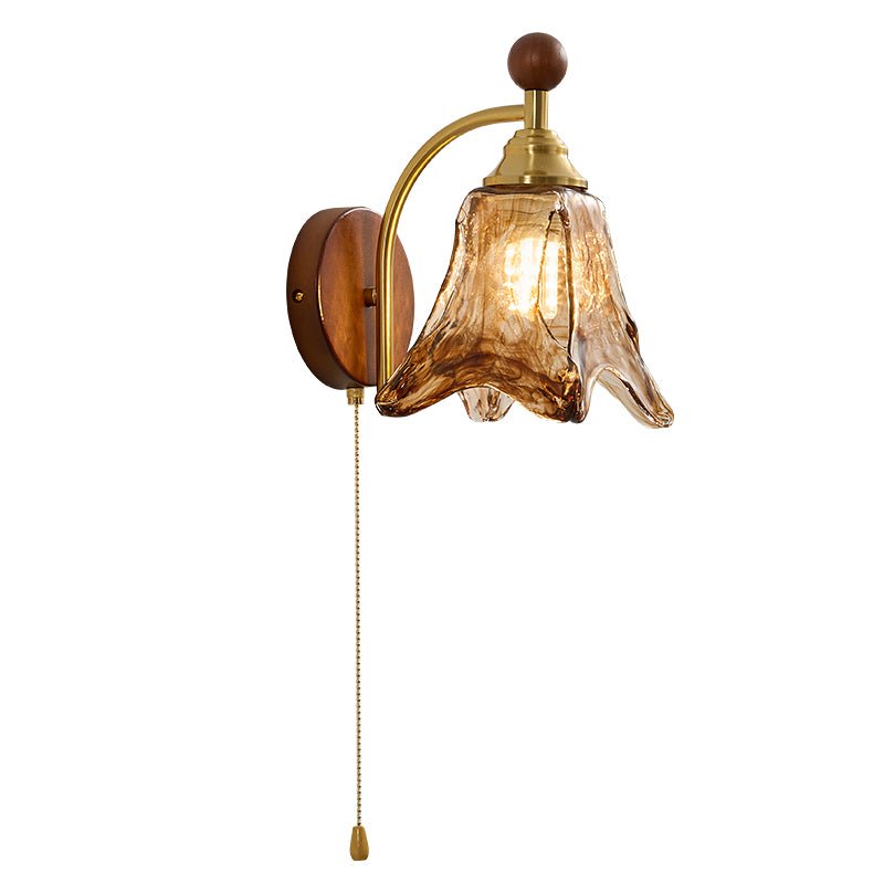 Amberveil Bloom Wall Lamp