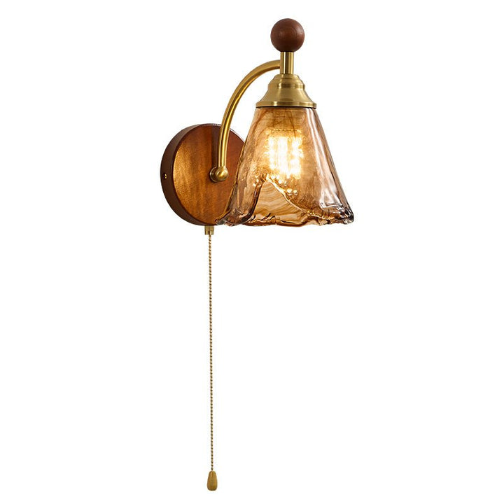 Amberveil Bloom Wall Lamp