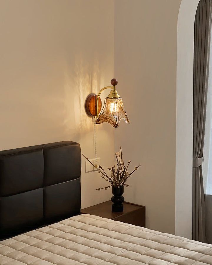 Amberveil Bloom Wall Lamp