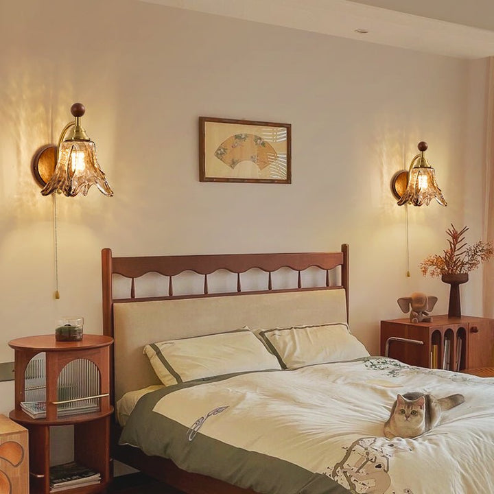 Amberveil Bloom Wall Lamp