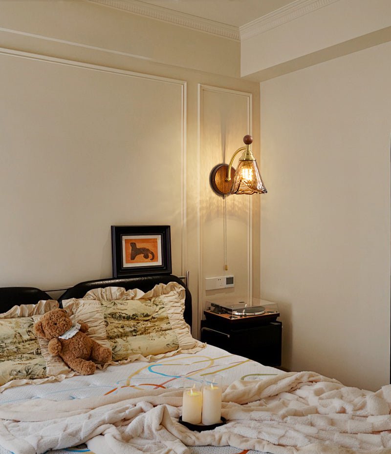 Amberveil Bloom Wall Lamp