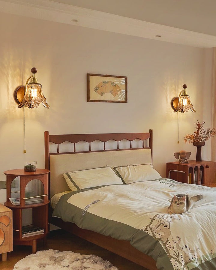 Amberveil Bloom Wall Lamp