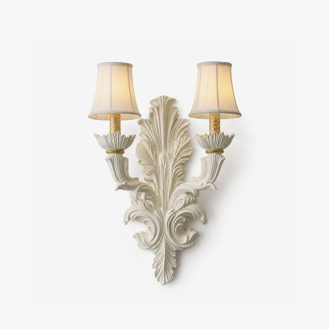 Amelie Resin Leaf Wall Sconce