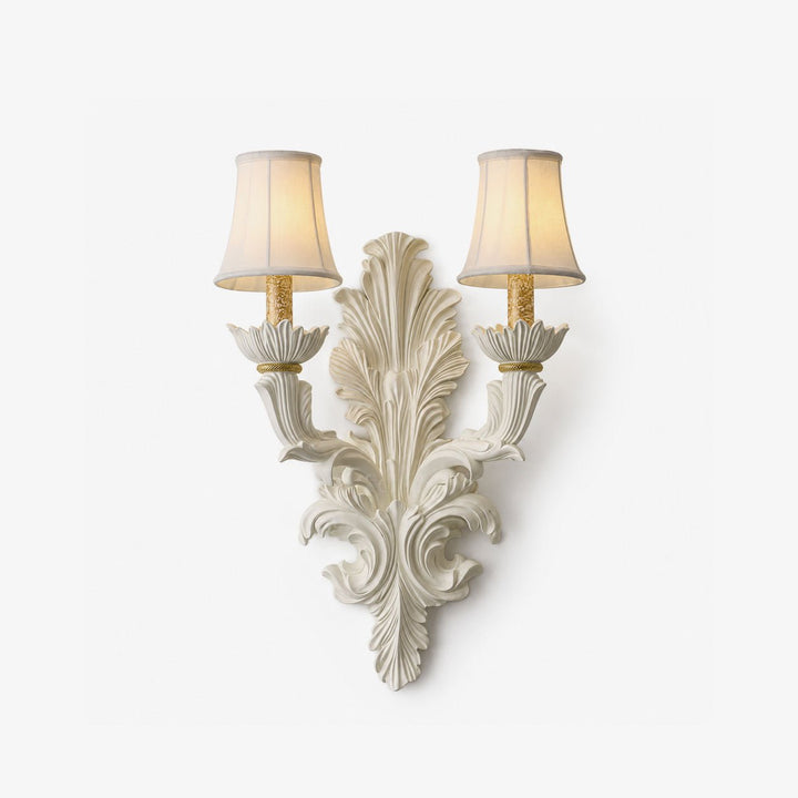 Amelie Resin Leaf Wall Sconce