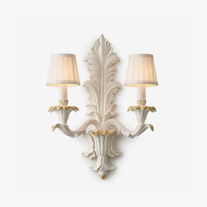 Amelie Resin Leaf Wall Sconce