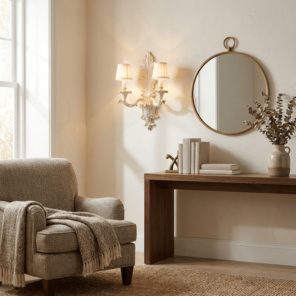 Amelie Resin Leaf Wall Sconce
