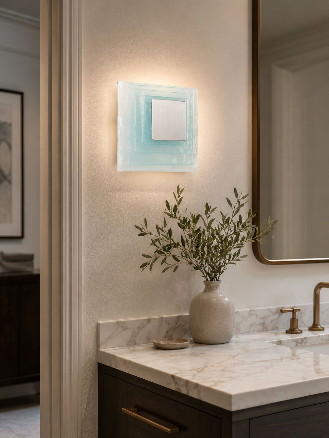 Aqua Cascade Sconce