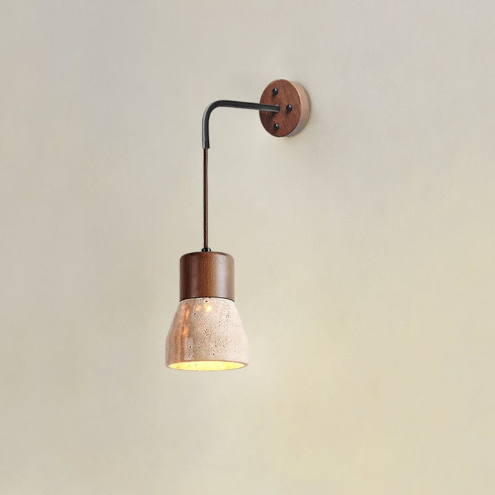 Arched Travertine Wall Light