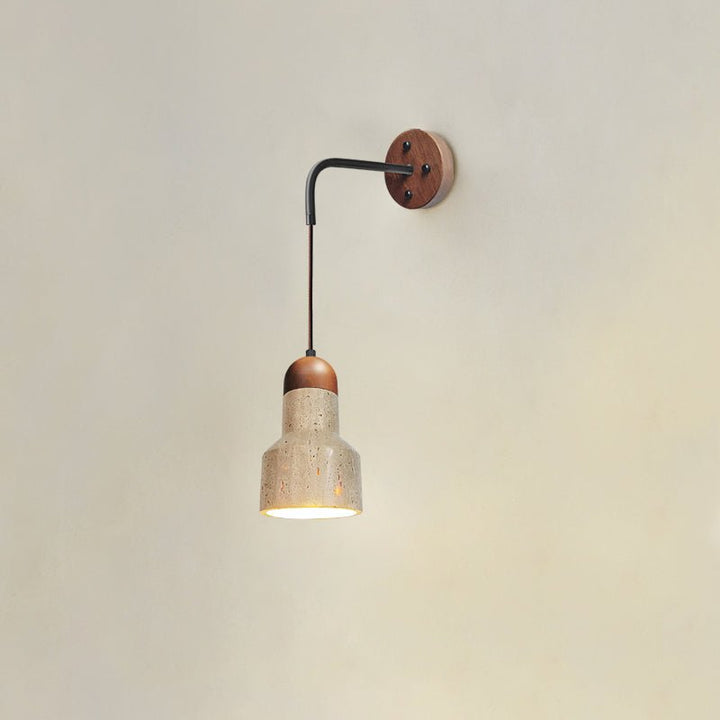 Arched Travertine Wall Light